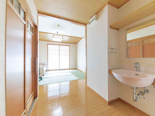 1部屋ずつ異なる居室で、
和室・洋室が選べます。